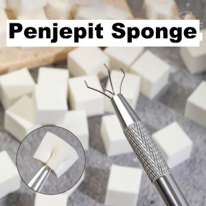 Penjepit Spons Kuku persegi Sponge Tapping Claw Nail Art Manicure Pedicure Jepitan Spons KU082