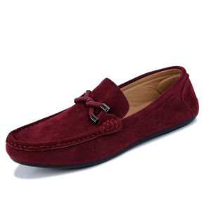 Cross-Border Spring and Autumn Mens Slip-on Matte Leather Loafers Loafers Pumps British Simple Casual Mens Shoes 1110☺1130