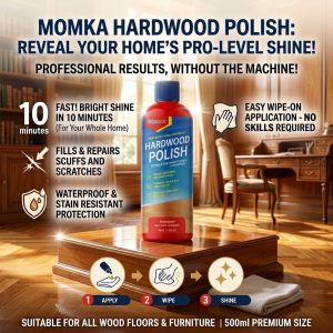 Wood Floor Polish High Gloss Oil Remover Fast Acting Shine Restorer Hardwood Floor Cleaner Polishing Agent Laminate Tile Floor Care Quick Drying Non Slippery Streak Free