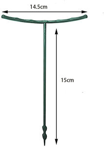 6pcs Garden Plant Climbing Trellis Arcuated Supports Vegetable Flower Vine Climbing Support Suitable for Small Plants Flowers Vegetables And Indoor Plants