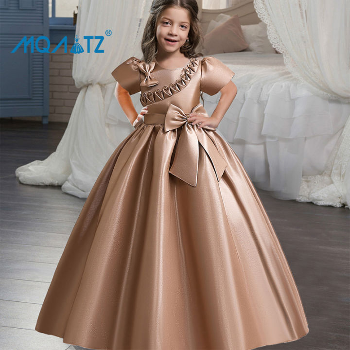 Satin cloth hot sale gown