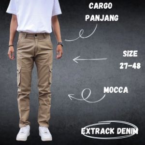 Celana Cargo Long Pants Pria Bigsize  Stretch Melar Brand Vercity / Kargo Panjang Pria Ukuran 28-50