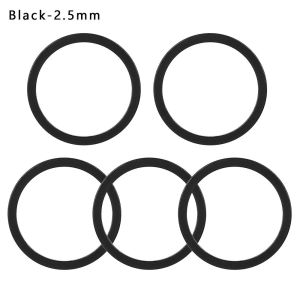 GOUPDO 5pcs 1~2.5mm Freewheel Gap Aluminium Alloy Axle Washer Gasket Flywheel Hub Spacers Bicycle Parts Bottom Bracket Washers