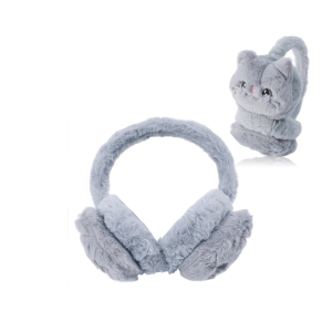 UUMIR แมวการ์ตูนแมว ที่ปิดหู กันหนาว หนาขึ้น ที่คาดผมป้องกันหู น่ารักน่ารักๆ นุ่มนุ่มๆ ที่ครอบหู สำหรับผู้หญิงผู้หญิง