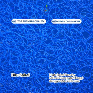 FishCO Mat Hi-Density Media Filter/Biru/japmat Kolam 200x100 Premium