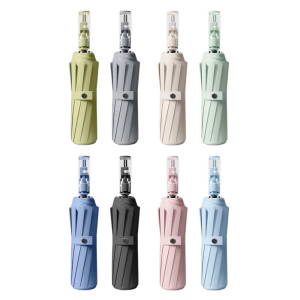 Ô dù polyester với 12 xương sườn mạnh mẽ và cơ chế tự động cho doanh nghiệp và sinh viên
