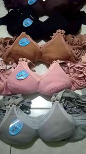 Bh Jumbo Ukuran Size 40  Berat Badan 70kg - 80kg Tanpa Busa Tanpa Kawat Cup Sedang Bahan Katun