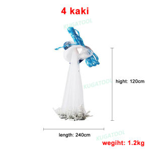 【KUGATOOL】🔥Malaysia In Stock🔥 jaring ikan fishing net fish net hand casting bubu ikan jala nylon throw bubu payung mesh memancing udang shrimp ketam cast tangsi