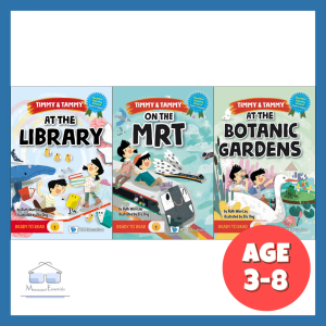 [SG STOCK] WS E - Timmy and Tammy (Full Set 1) (3 Books) - Age 3-8+ Singapore Kids Storybook Children Early English Reading Educational Book