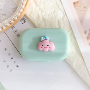 Gratis Semua - Tempat Softlens Warna Pastel / Kotak Softlens Karakter / Tempat Lensa Kontak Estetik / Softlens Case Karakter Lucu