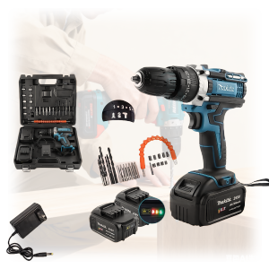 Makita 18V Cordless Drill Original Heavy Duty Brushless Motor with Hammer Function and LED Light for DIY Professional