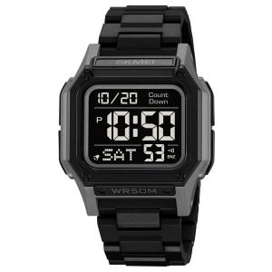 SKMEI 2264 Jam Tangan Pria Digital Sport Tahan air Tali Rantai TPU 5 Bar