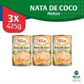 Mega Prime Nata De Coco Melon Easy Open Can 425G By 3'S. 