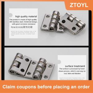 【ZTOYL】 Dày 304 thép không gỉ thu nhỏ lỏng bản lề nhỏ chất lượng cao bền phẳng im lặng Bản lề cho cửa nhôm cửa phòng tắm