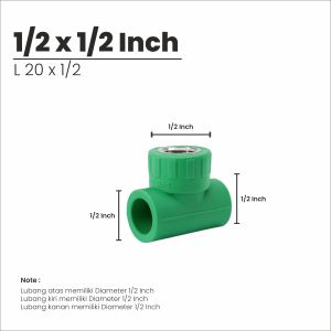 Sambungan Tee Drat Dalam Sambungan Male Thread SLT-385+SLT-386+SLT-387+SLT-388