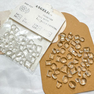 Sét đá khối mix mẫu 50 viên gắn móng tay nail - Phụ kiên đá khối siêu sáng chuyên dụng đính nail