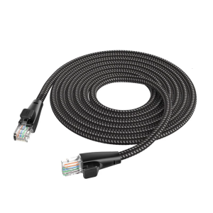 Flexible CAT6 RJ45 Networking Cable 10Gbps Speed 26AWG Copper Cored Line for Modems Routers Devices