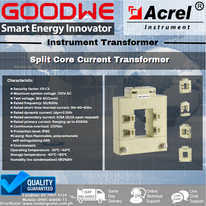 ACREL Instrument Transformer Split Core Current Transformer Window Type ...