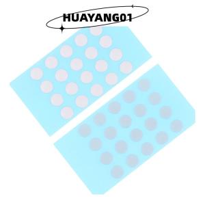 HUAYANG01 [HOT FASHION] เมาส์อเนกประสงค์สติกเกอร์กันลื่นสำหรับเท้ากันลื่นขนาดเล็กเมาส์เล่นสเก็ตแบบจุดกลมขนาดเล็กแผ่นรองเมาส์แบบควบคุมความเร็วสติกเกอร์กันลื่น