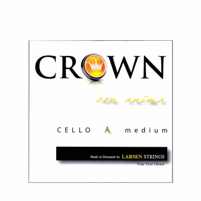 Crown Cello String Set by Larsen Strings (Size: 4/4)