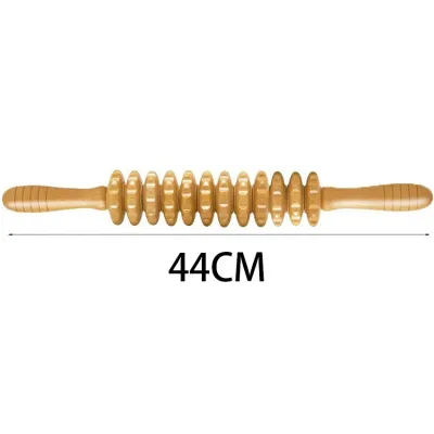 1PC Wooden Massage Roller Trigger Points Stick Home Gym Manual Massage Tools For Back Legs Hands
