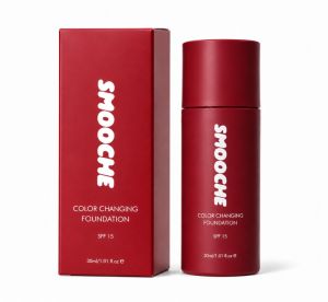 Smooche Color Changing Foundation Korean Formula Moisturizing Concealer Brightening Long-Lasting Makeup Base with SPF15