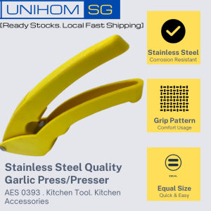 UnihomSG [ReadyStock] AES 0393 Stainless Steel Quality Garlic / Lime Press/Presser Squeezer