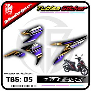 Sticker Striping Nex 2 - Stiker Striping Variasi Motor Nex 2. TBS.SF.05