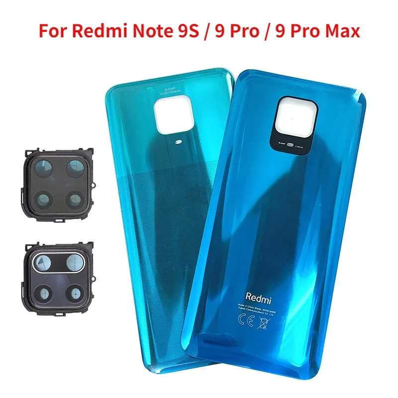 New For Xiaomi Redmi Note 9S Battery Cover Rear Door Housing Case