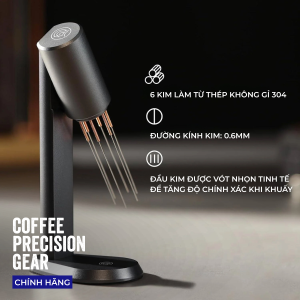 Dụng Cụ Đánh Tơi Cà Phê 6 Kim Thép 304 Siêu Mảnh 0.6mm Thunder Espresso Coffee Stirrer zeroHero