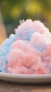Mango Flavor Cotton Candy Sugar 1KG for DIY Sweet Fruity Drinks Desserts Milk Tea Baking Party Fairy Dust Topping Snacks Business Wholesale S&S