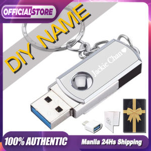 Personalized Flash Drives DIY Name 32GB USB High Speed U Disk Data Storage Customize With Metal Box