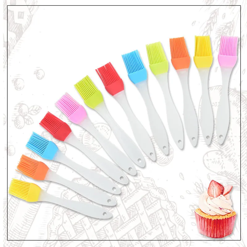High Heat Resistant Silicone Basting Brush - For Pastry, BBQ, Bread, Baking, Cream