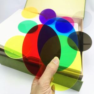 Pvc Transparent Colored Plastic Discs Circular Rings Circular Plastic Plates Circular Films Circular Pads Painting 1Mm