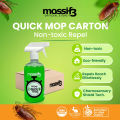 [CARTON] Quick Mop Natural Floor Cleaner Anti Cockroach Spray 12 Units x 480ml non-toxic floor roach repellent, spray and wipe, fast and easy, saves time and water. 