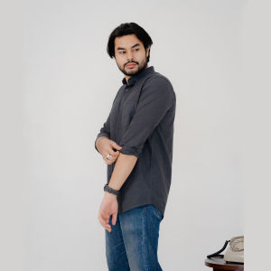 Kemeja Cotton Oxford LS Hey Man Modern Fit