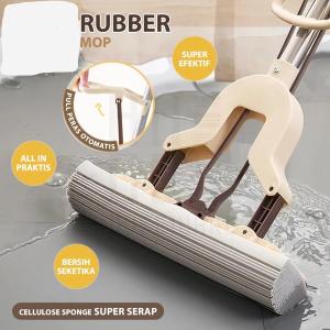 Alat Pel Lantai Peras Karet - Cleaning Mop Pel Lantai Spons Ultra Mop Spongy