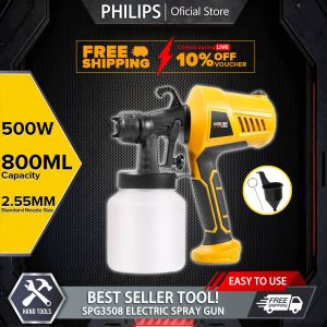 Philips Electric Paint Spray Gun Set Home Improvement Disinfectant Sprayer Machine 450W Total Power Paint Zoom IPT Electric Spray Gun Paint Spraying Machine High Power High Pressure household Airbrush