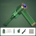 Foldable Car Vacuum Cleaner High Power Mini Handheld Cleaner 3 Nozzle Types/9000PA Strong Suction/LED Illumination (Built-in Green). 