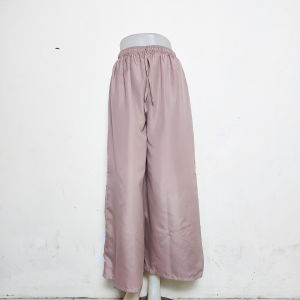 Celana Panjang Kulot Katun Polymicro Polos Jumbo Wanita Dewasa