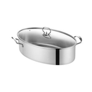 Large Capacity Fish Steaming Pot With Lid Multi Purpose Pot For Steaming Fish And Stewing Kitchen Cooking Pot大容量厨房多用锅