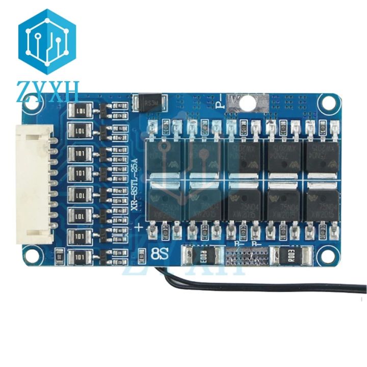Duy nhất 3.2v-3.65v lifepo4 pin bms 8s 24v 15a 20a 25a cân bằng bảng ...