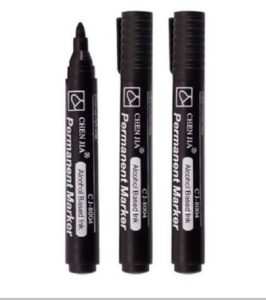 Permanent Marker CJ-8004 Bullet Tip Pentel Pen Black Markers School & Office Supplies MKB-04-05