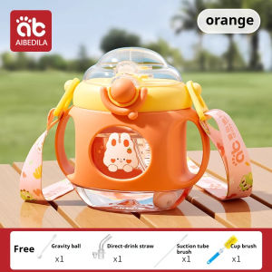 AIBEDILA Baby water cup straw learning to drink cup children drinking tons of water tons of cups direct drinking for infants in kindergarten for more than 6 months 1-3 years old