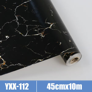 Wallpaper 10M*45CM marble texture wallpaper sticker waterproof for plywood PVC self-adhesive waterproof wallpaper Wall Stickers