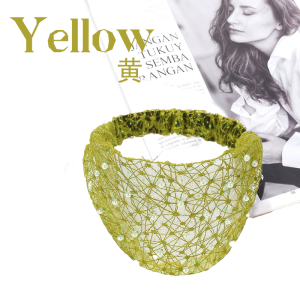 Elegant Knitted Pearl-Embellished Wide Headband in Multiple Colors for Women and Girls