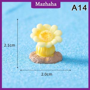 Mazhaha Mini Ocean Figurine Resin Ornaments Cute Marine Life Sea Animals Tiny Statue Aquarium Home Desktop Micro Landscape Decor