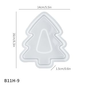 OKKFINE Santa Hat Silicone Tray Mold Xmas Ornaments Home Decoration Storage Tray Silicone Mold  Christmas Tree Christmas Tree Hat Tray Xmas