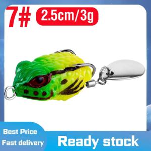 Sports🚴🏻♀️ Ngoài trời luya ếch sấm tầm xa 2.5cm 3G ếch mini đánh phần mềm màu đen cóc ếch Móc Đôi tiếng ồn sequin