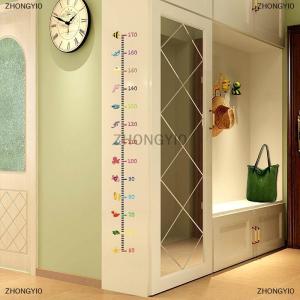 [COD] ZHONGYI0 heart wall sticker baby growth chart under sea animal height measure decal